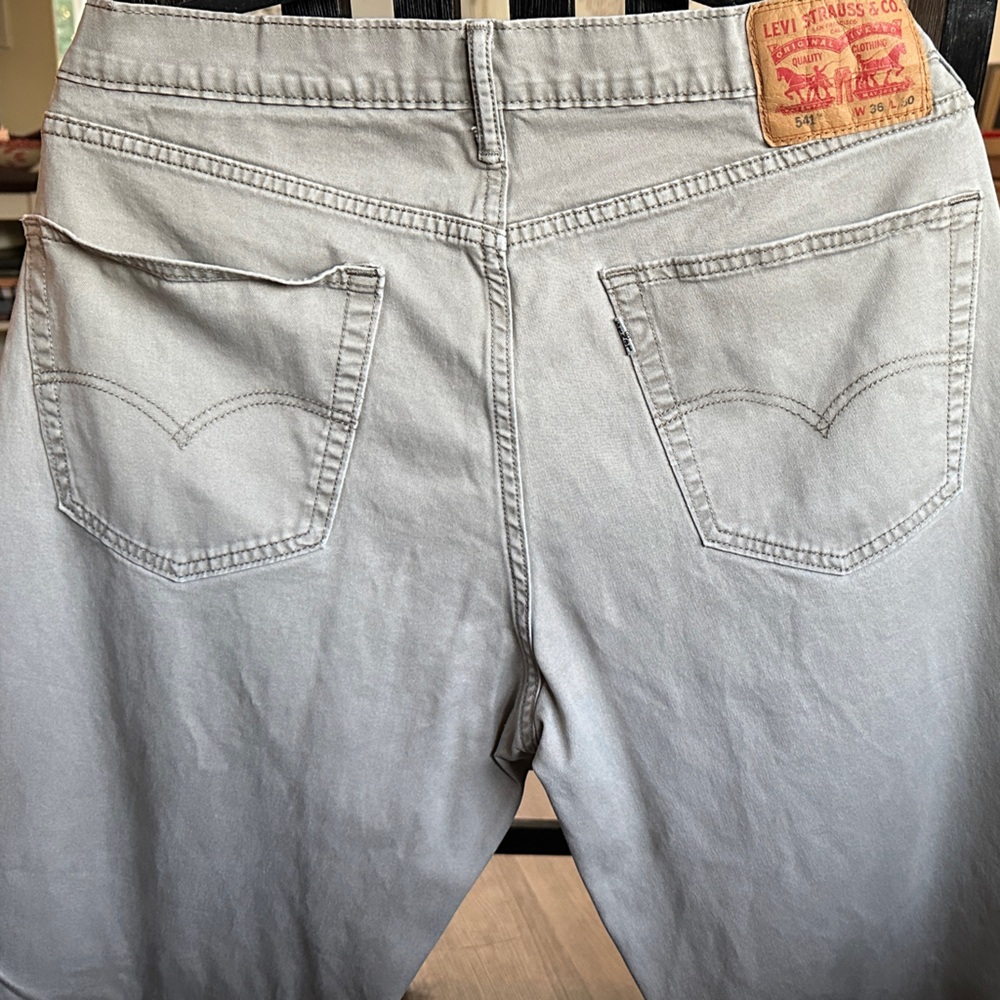 Levi's Light Gray Denim Pants